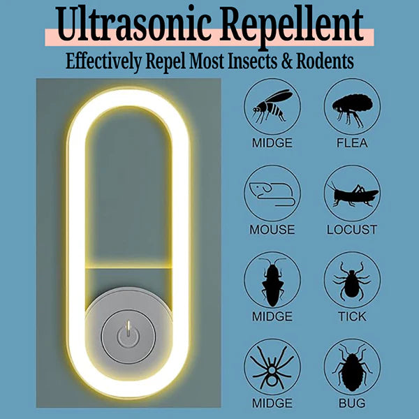 Ultrasonic Mosquito Repellent Light