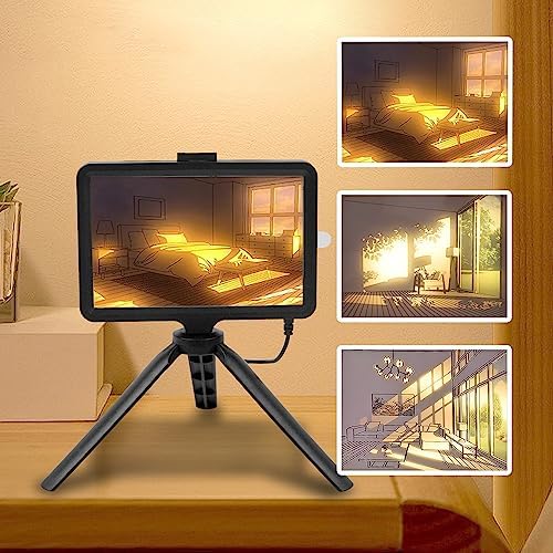 Glowing Art Photo Frame Desktop Decorative Lights, Painting Night Lights, Bedroom Lights | Artwork Table Lamp Gift